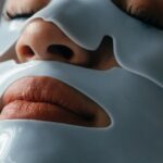Anti-Aging Skincare - Close-Up Photo of a Woman with Facial Mask