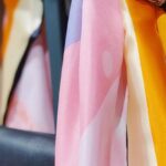 Scarf - Pink and Orange Textile