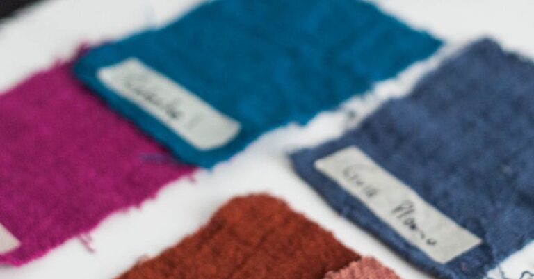 Fabric Choices - Swatches of Textile Used in Business