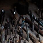 Genderless Collections - drill bits in workshop