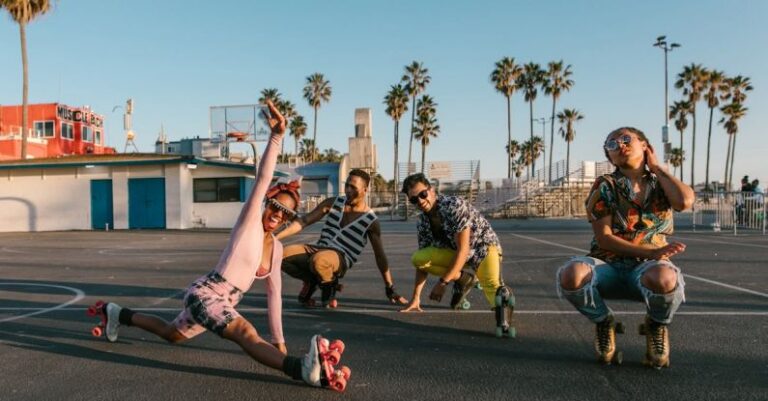 Outfit Ideas - Group of People Wearing Roller Skates