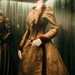 Historical Garments - Showcase with collection of aged style costumes
